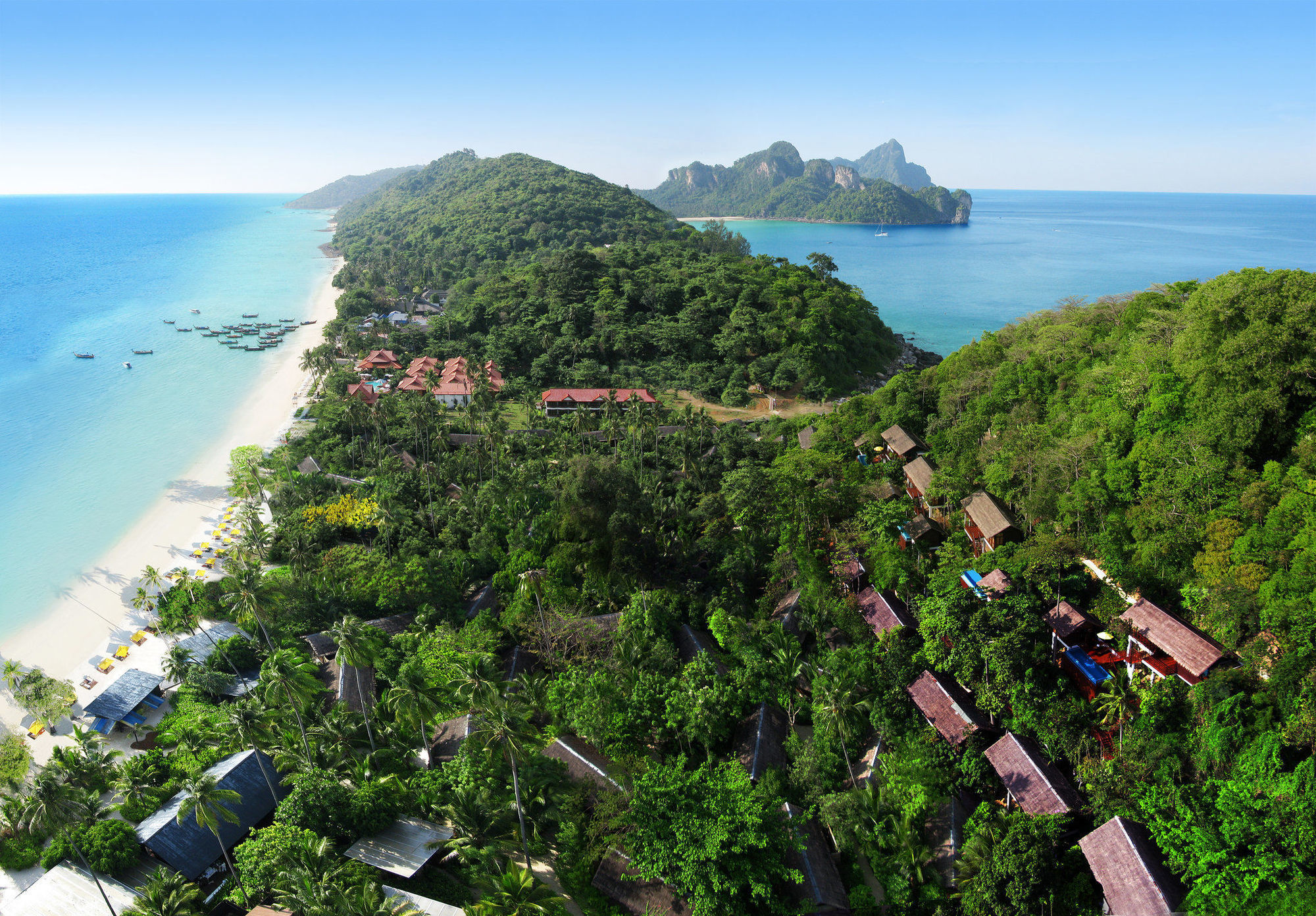 Zeavola Resort Phi Phi Don Amenities foto Aerial view of Phi Phi Don