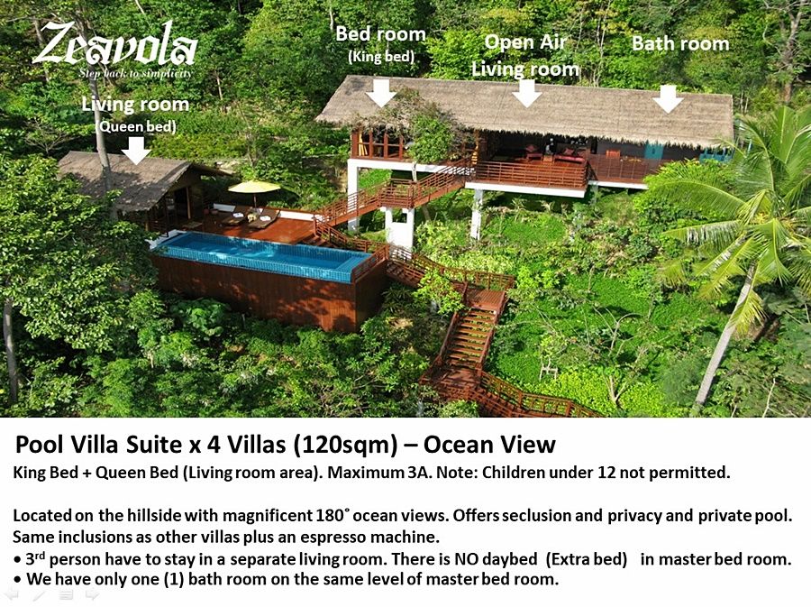 Zeavola Resort Phi Phi Don Esterno foto Villa layout